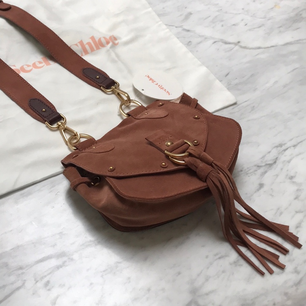 See by Chloe terra-cotta crossbody bag